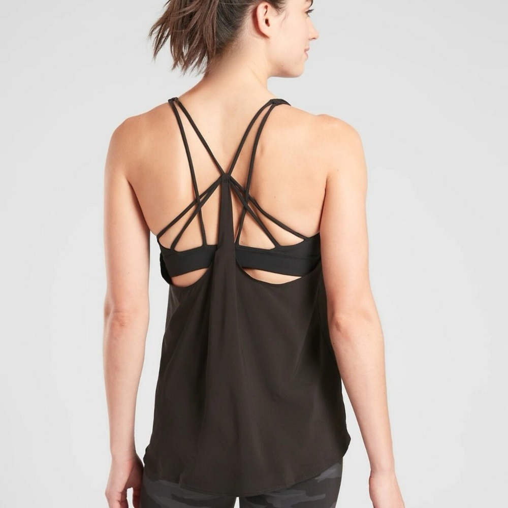 Black Athleta Solace Support Top